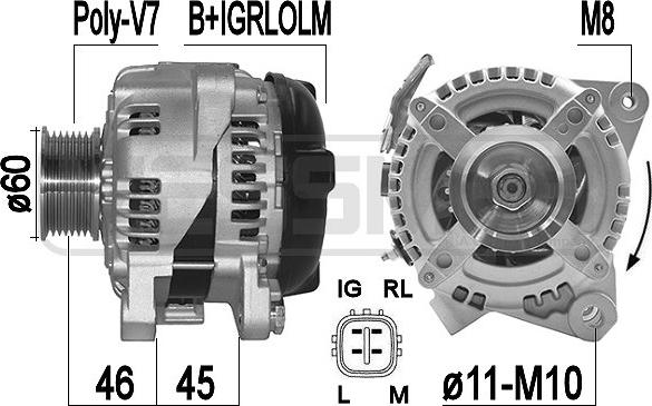 Wilmink Group WG2011427 - Alternator furqanavto.az