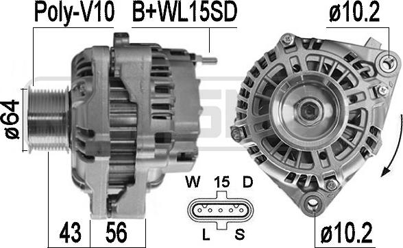 Wilmink Group WG2011502 - Alternator furqanavto.az