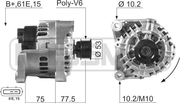 Wilmink Group WG2011535 - Alternator furqanavto.az