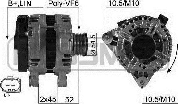 Wilmink Group WG2011893 - Alternator furqanavto.az