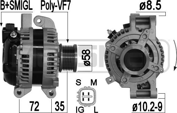 Wilmink Group WG2011308 - Alternator furqanavto.az