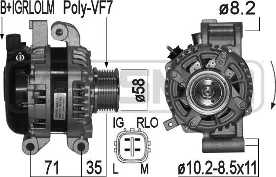 Wilmink Group WG2011252 - Alternator furqanavto.az