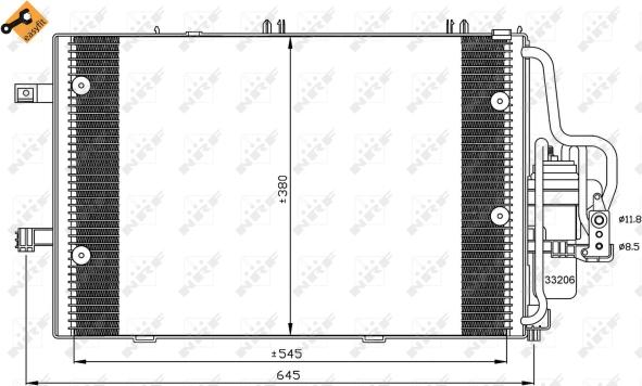 Wilmink Group WG2160959 - Kondenser, kondisioner furqanavto.az