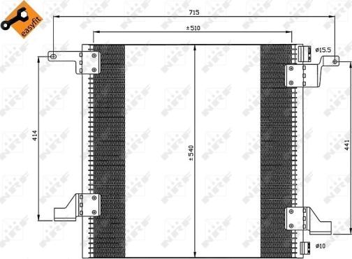 Wilmink Group WG2160955 - Kondenser, kondisioner furqanavto.az