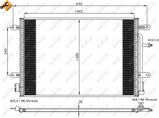 Wilmink Group WG2160985 - Kondenser, kondisioner furqanavto.az