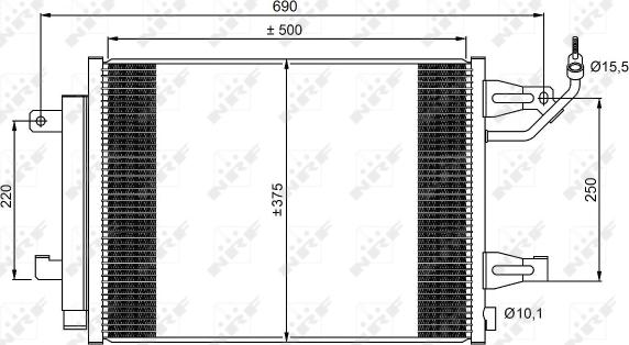 Wilmink Group WG2160528 - Kondenser, kondisioner furqanavto.az