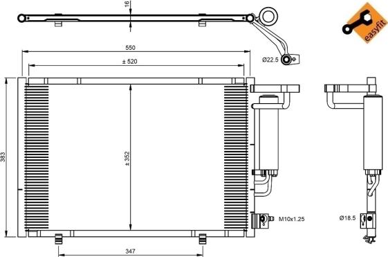 Wilmink Group WG2160652 - Kondenser, kondisioner furqanavto.az