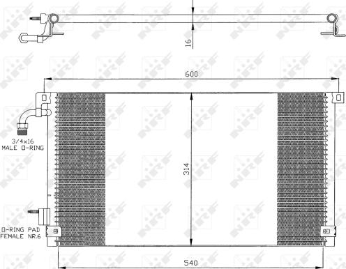 Wilmink Group WG2160845 - Kondenser, kondisioner furqanavto.az