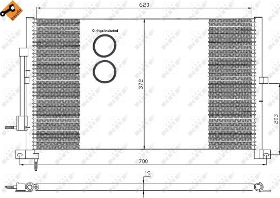 Wilmink Group WG2160865 - Kondenser, kondisioner furqanavto.az