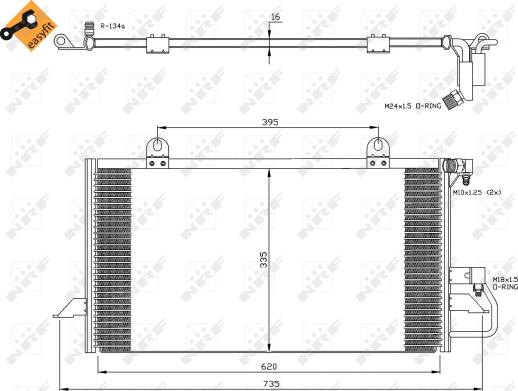 Wilmink Group WG2160804 - Kondenser, kondisioner furqanavto.az