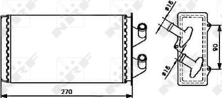 Wilmink Group WG2161928 - İstilik dəyişdiricisi, daxili isitmə furqanavto.az