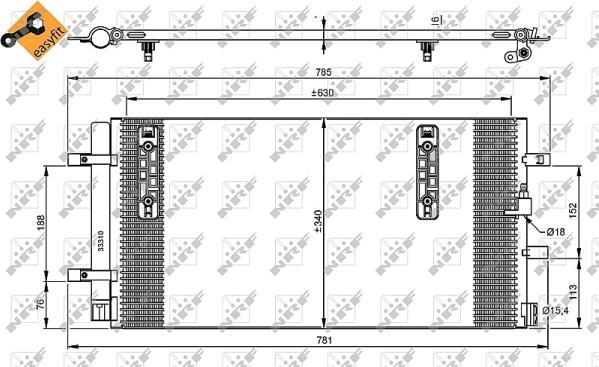 Wilmink Group WG2161195 - Kondenser, kondisioner furqanavto.az