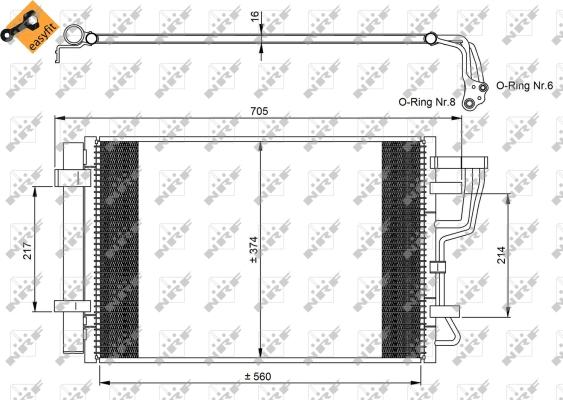 Wilmink Group WG2161232 - Kondenser, kondisioner furqanavto.az