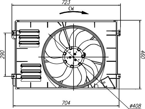 Wilmink Group WG2161745 - Fen, radiator furqanavto.az