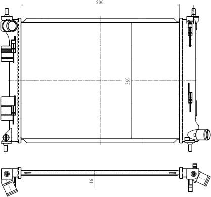 Wilmink Group WG2162180 - Radiator, mühərrikin soyudulması furqanavto.az