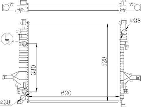 Wilmink Group WG2162188 - Radiator, mühərrikin soyudulması furqanavto.az