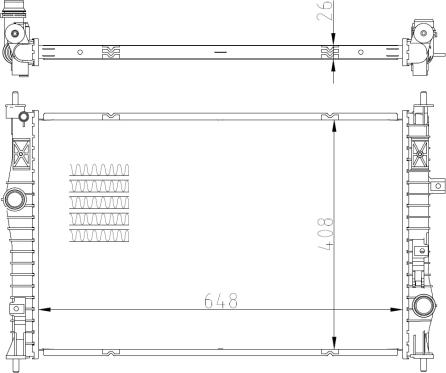 Wilmink Group WG2162392 - Radiator, mühərrikin soyudulması furqanavto.az