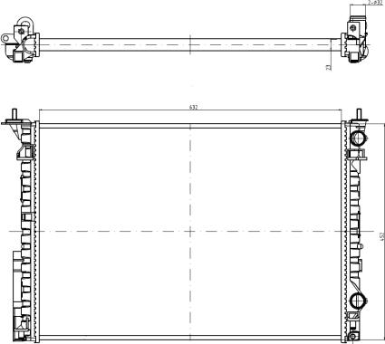 Wilmink Group WG2162231 - Radiator, mühərrikin soyudulması furqanavto.az