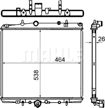 Wilmink Group WG2184064 - Radiator, mühərrikin soyudulması furqanavto.az