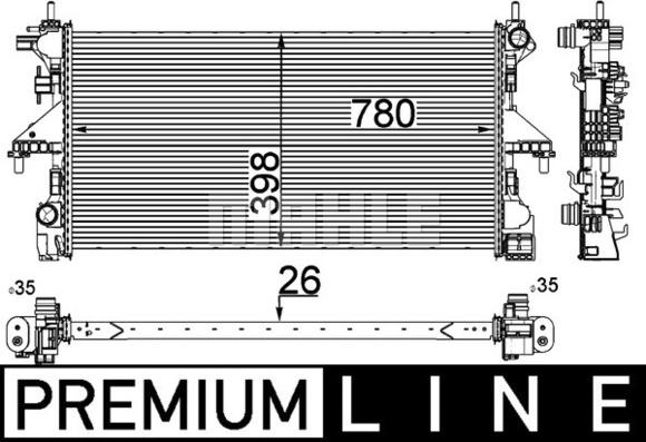 Wilmink Group WG2184016 - Radiator, mühərrikin soyudulması furqanavto.az