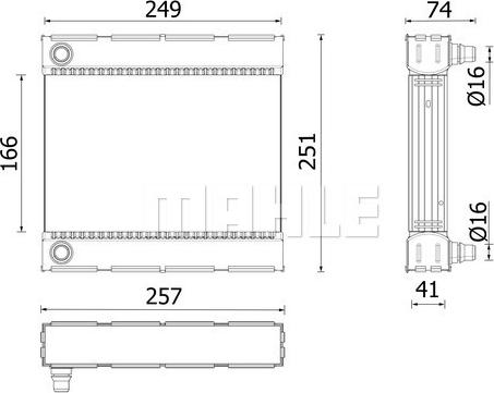 Wilmink Group WG2184148 - Radiator, mühərrikin soyudulması www.furqanavto.az