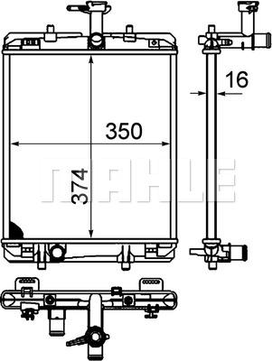 Wilmink Group WG2184182 - Radiator, mühərrikin soyudulması furqanavto.az