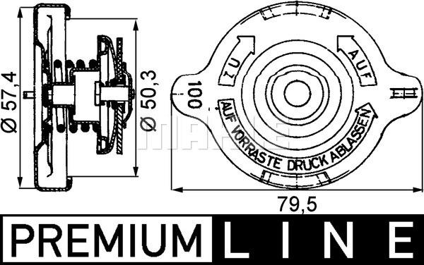 Wilmink Group WG2184219 - Mühürləmə qapağı, radiator furqanavto.az