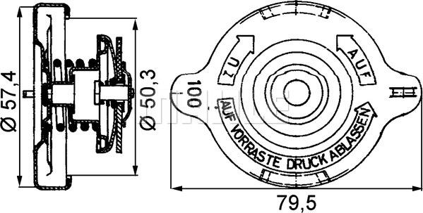 Wilmink Group WG2184219 - Mühürləmə qapağı, radiator furqanavto.az