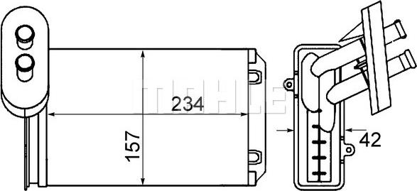 Wilmink Group WG2180067 - İstilik dəyişdiricisi, daxili isitmə www.furqanavto.az