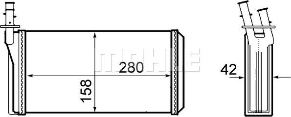 Wilmink Group WG2180179 - İstilik dəyişdiricisi, daxili isitmə furqanavto.az