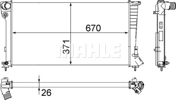 Wilmink Group WG2183686 - Radiator, mühərrikin soyudulması furqanavto.az