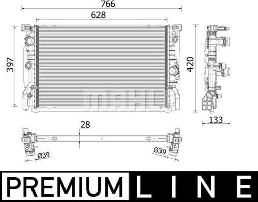 Wilmink Group WG2183185 - Radiator, mühərrikin soyudulması furqanavto.az