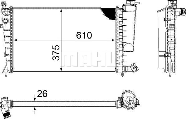 Wilmink Group WG2183173 - Radiator, mühərrikin soyudulması furqanavto.az