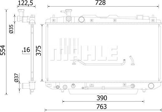 Wilmink Group WG2183317 - Radiator, mühərrikin soyudulması furqanavto.az