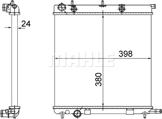 Wilmink Group WG2183747 - Radiator, mühərrikin soyudulması furqanavto.az