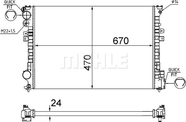 Wilmink Group WG2183787 - Radiator, mühərrikin soyudulması furqanavto.az