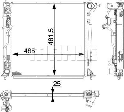 Wilmink Group WG2182984 - Radiator, mühərrikin soyudulması furqanavto.az