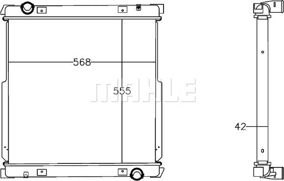 Wilmink Group WG2182458 - Radiator, mühərrikin soyudulması furqanavto.az