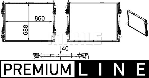 Wilmink Group WG2182417 - Radiator, mühərrikin soyudulması furqanavto.az