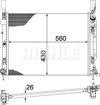 Wilmink Group WG2182393 - Radiator, mühərrikin soyudulması furqanavto.az