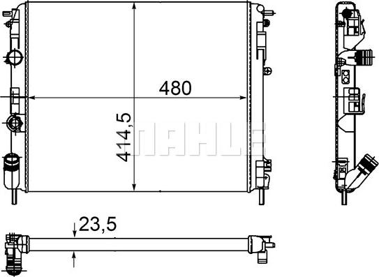 Wilmink Group WG2182381 - Radiator, mühərrikin soyudulması furqanavto.az