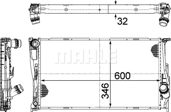 Wilmink Group WG2182295 - Radiator, mühərrikin soyudulması furqanavto.az