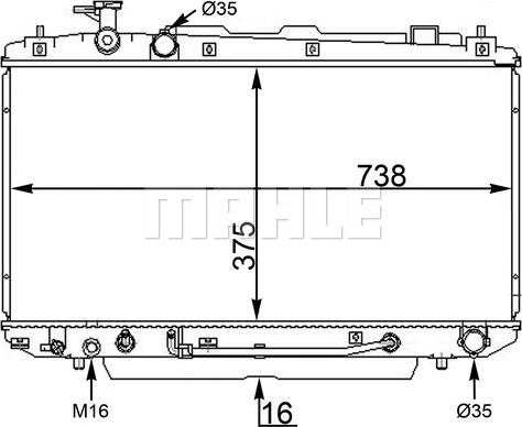 Wilmink Group WG2182755 - Radiator, mühərrikin soyudulması furqanavto.az