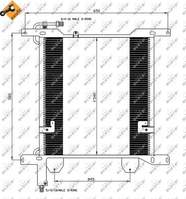 Wilmink Group WG2260809 - Kondenser, kondisioner furqanavto.az