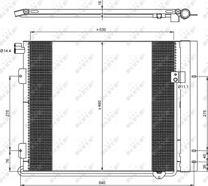 Wilmink Group WG2260818 - Kondenser, kondisioner furqanavto.az