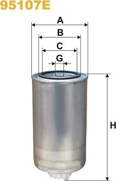 WIX Filters 95107E - Yanacaq filtri furqanavto.az