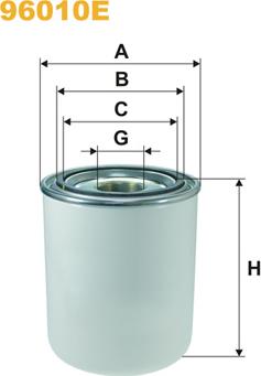 WIX Filters 96010E - Hava qurutma kartuşu, sıxılmış hava sistemi furqanavto.az