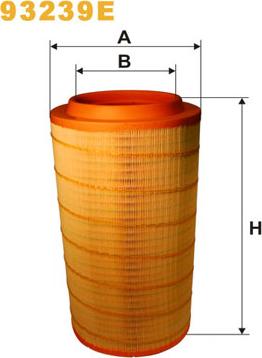 WIX Filters 93239E - Hava filtri furqanavto.az