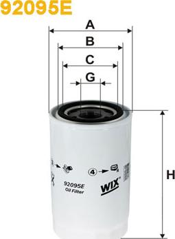 WIX Filters 92095E - Yağ filtri furqanavto.az