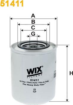 WIX Filters 51411 - Yağ filtri furqanavto.az